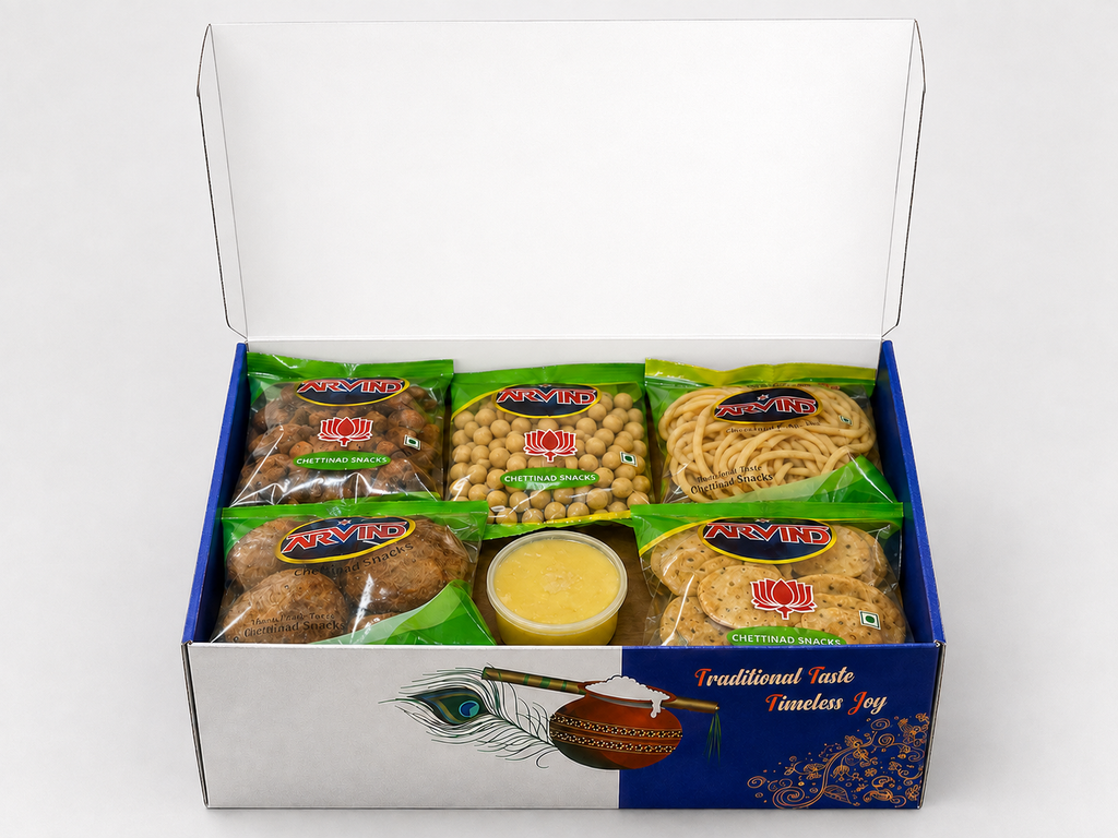 Traditional Krishna Jayanthi gift box